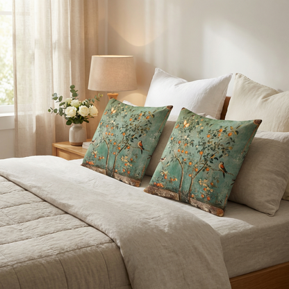Dernier Jour -50% | Everbloom™ Housses de coussin botaniques vintage