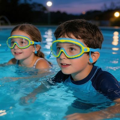 HydroKids™ | Lunettes de Natation Enfant | Étanches, Anti-Buée & Ultra Confort