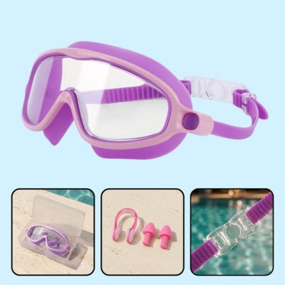 HydroKids™ | Lunettes de Natation Enfant | Étanches, Anti-Buée & Ultra Confort