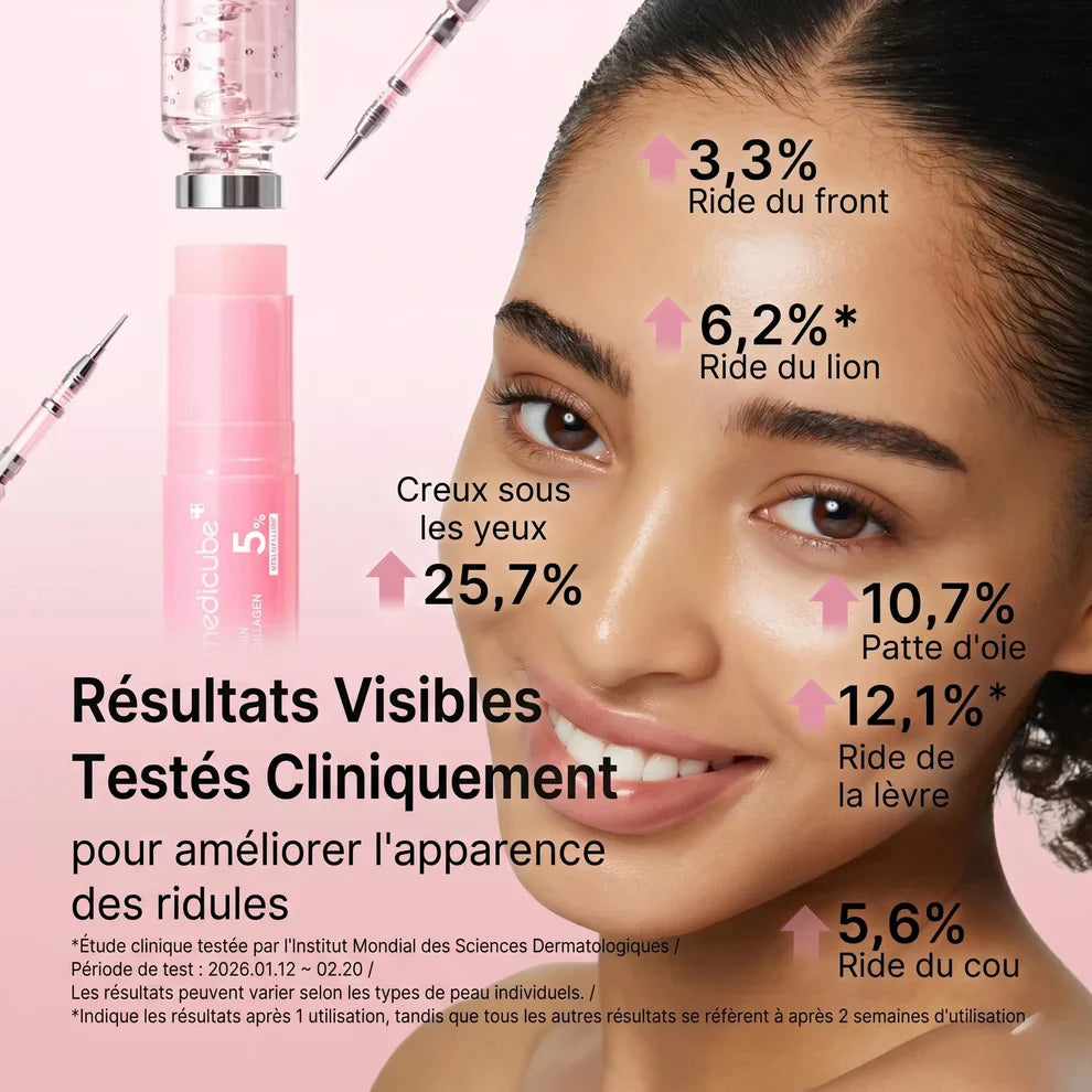DermaGlow™ Stick Baume Éclat au PDRN & Collagène ✨