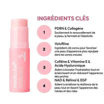 DermaGlow™ Stick Baume Éclat au PDRN & Collagène ✨
