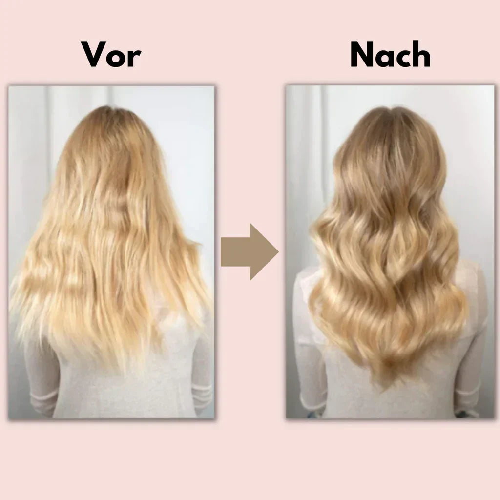 2-in-1 Hair Styler | Curling & Straightening Iron | Ceramic Zigzag Plates | Adjustable Heat | 220 °C Max
