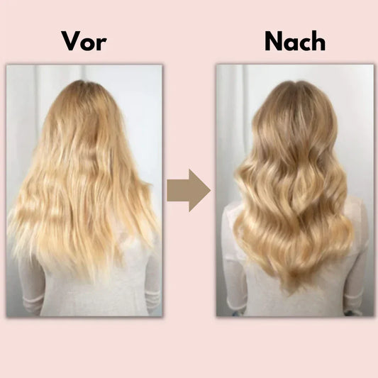 2-in-1 Hair Styler | Curling & Straightening Iron | Ceramic Zigzag Plates | Adjustable Heat | 220 °C Max