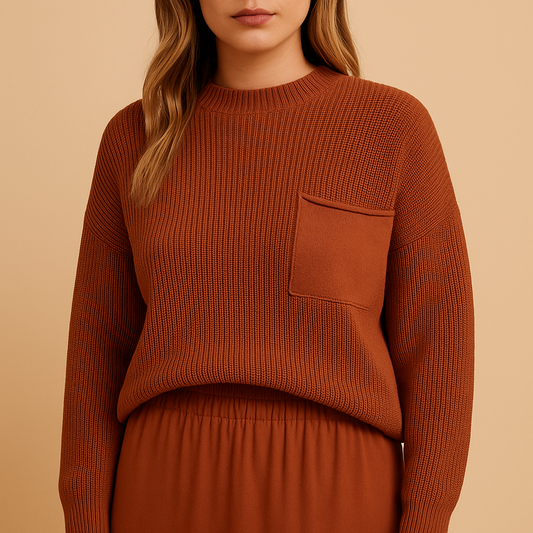 Minimalistische gebreide trui voor dames | Bente