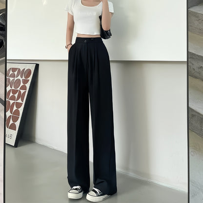 SilhouetteFlow™ – Pantalon Large Élégant | Sublime Instantanément Votre Silhouette
