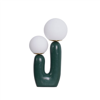 ClearLume – Sleek Glass and Resin Table Lamp