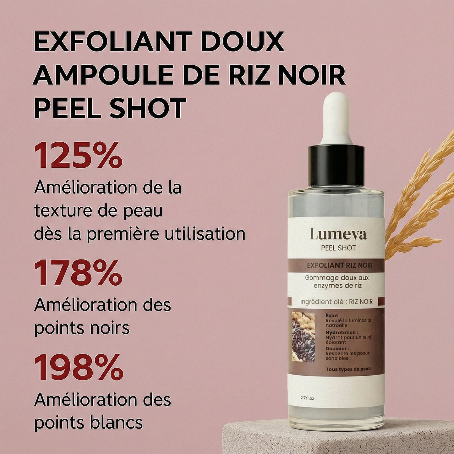 Peel Shot™ Gel Exfoliant Enzymatique pour le Visage