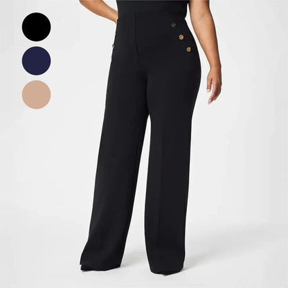 Rebecca™ | Plus Size High-Waist Wide-Leg Pants