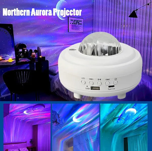 🌌 50% DE RÉDUCTION! ✨ Projecteur d'Aurores Boréales – Profitez du Ciel Étoilé à la Maison ✨