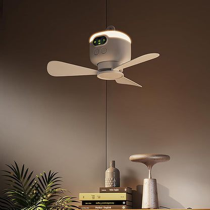 AeroGlow™ Ventilateur de Plafond Rechargeable | Fraîcheur & Éclairage Sans Fil ⭐