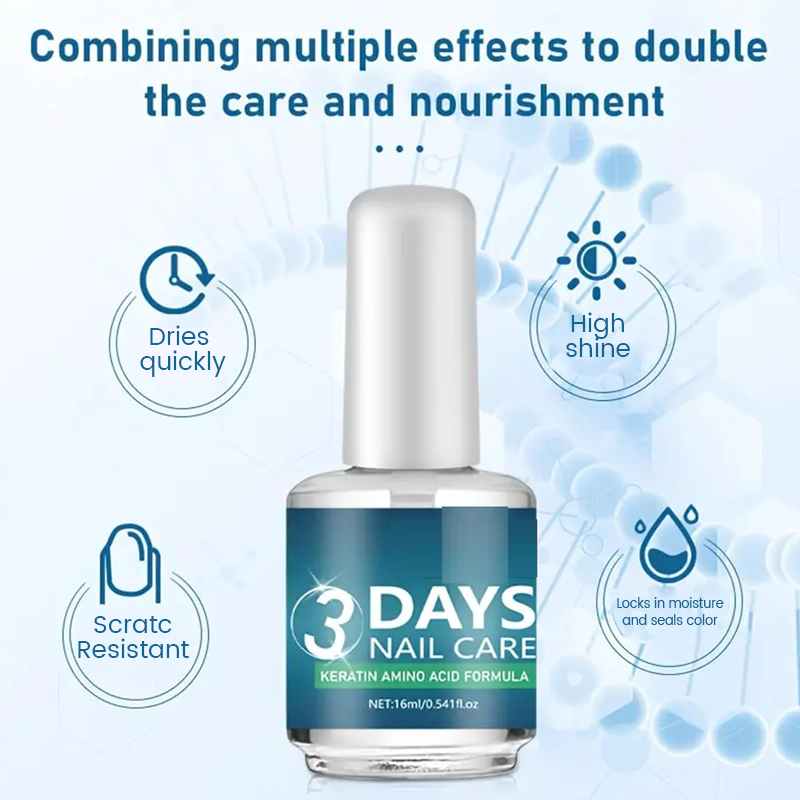 📢50 % de réduction !!! Huile à Ongles Nourrissante à Séchage Rapide et Haute Brillance