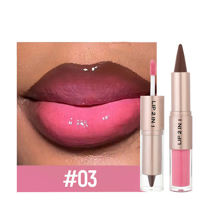 Rouge à lèvres mat & gloss 3-en-1