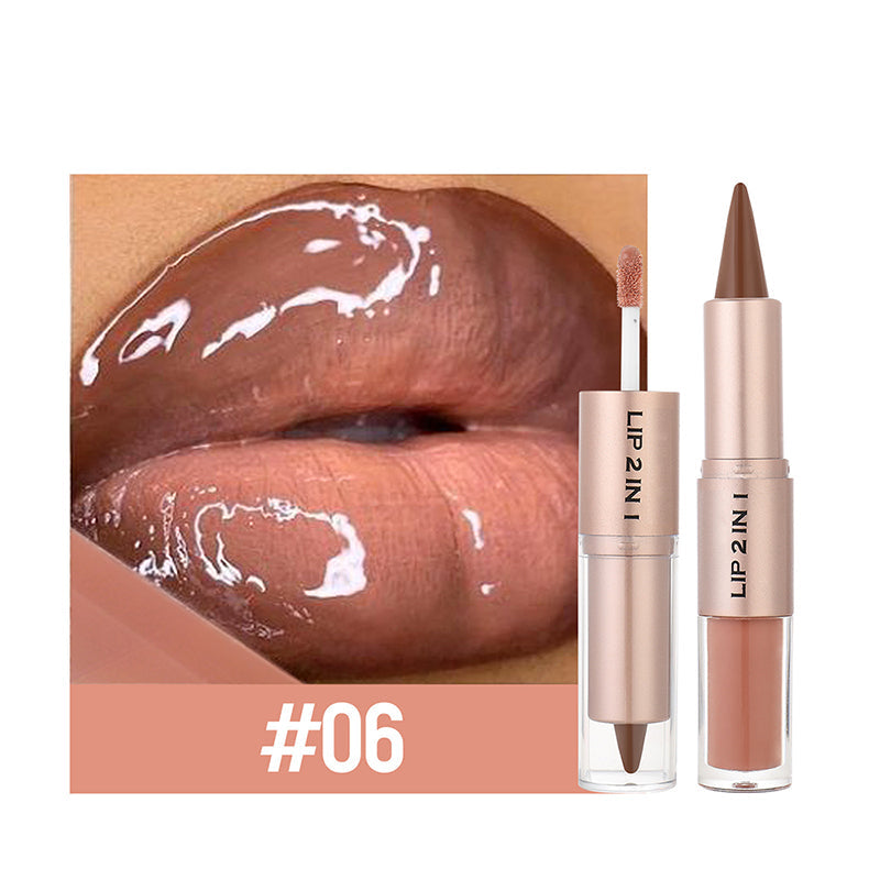 Rouge à lèvres mat & gloss 3-en-1