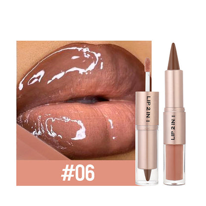 Rouge à lèvres mat & gloss 3-en-1