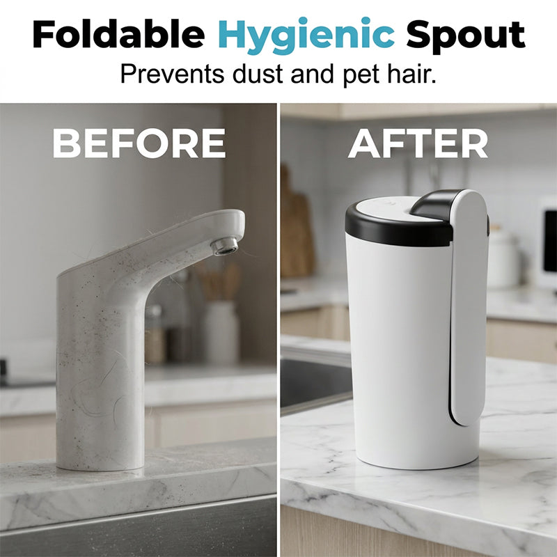 Pompe électrique pliable pour distributeur d'eau