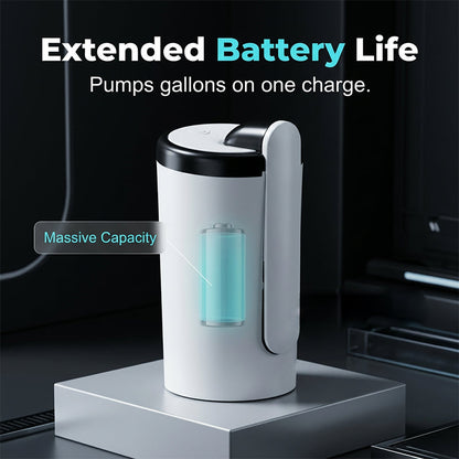 Pompe électrique pliable pour distributeur d'eau