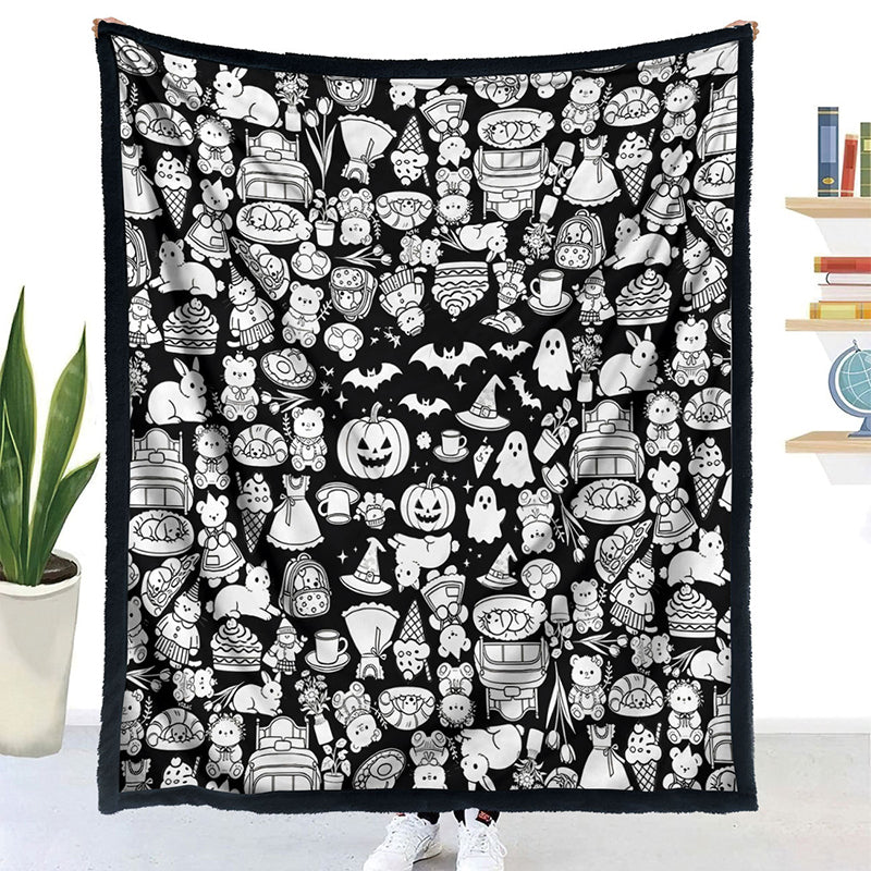 ColorJoy™ Couverture DIY à Colorier pour Toute la Famille | Plaisir Créatif & Chaleur Douillette