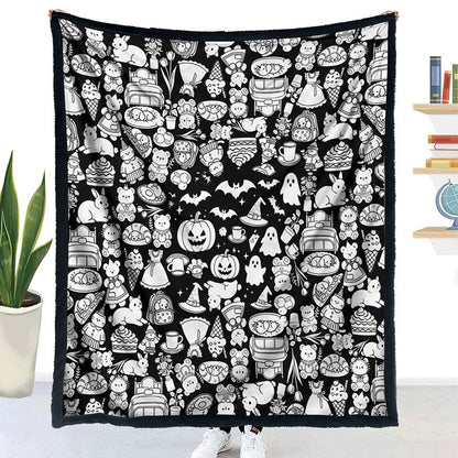 ColorJoy™ Couverture DIY à Colorier pour Toute la Famille | Plaisir Créatif & Chaleur Douillette