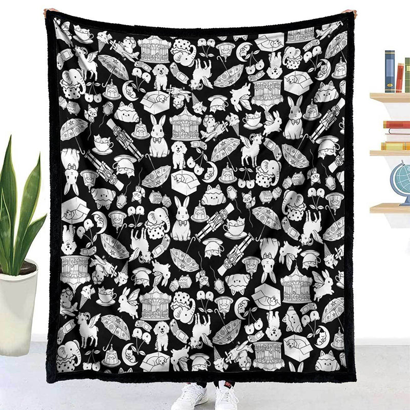 ColorJoy™ Couverture DIY à Colorier pour Toute la Famille | Plaisir Créatif & Chaleur Douillette