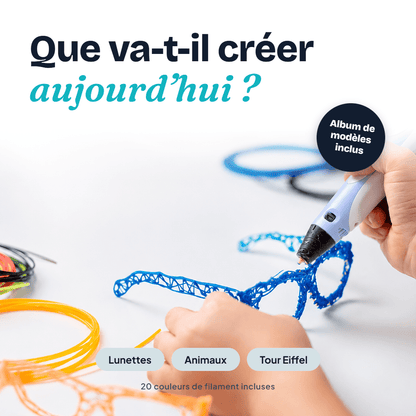 MagicDraw™ | Kit Stylo 3D | Donnez Vie aux Dessins de Vos Enfants