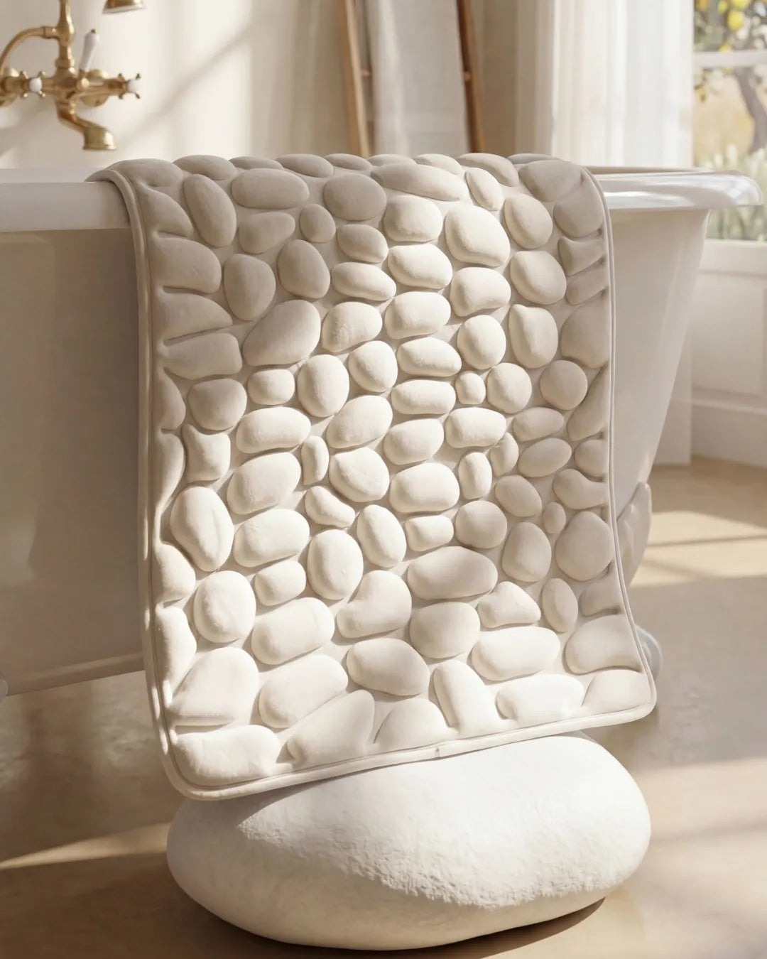 CloudPebble™ Tapis de Bain Galet à Mémoire de Forme
