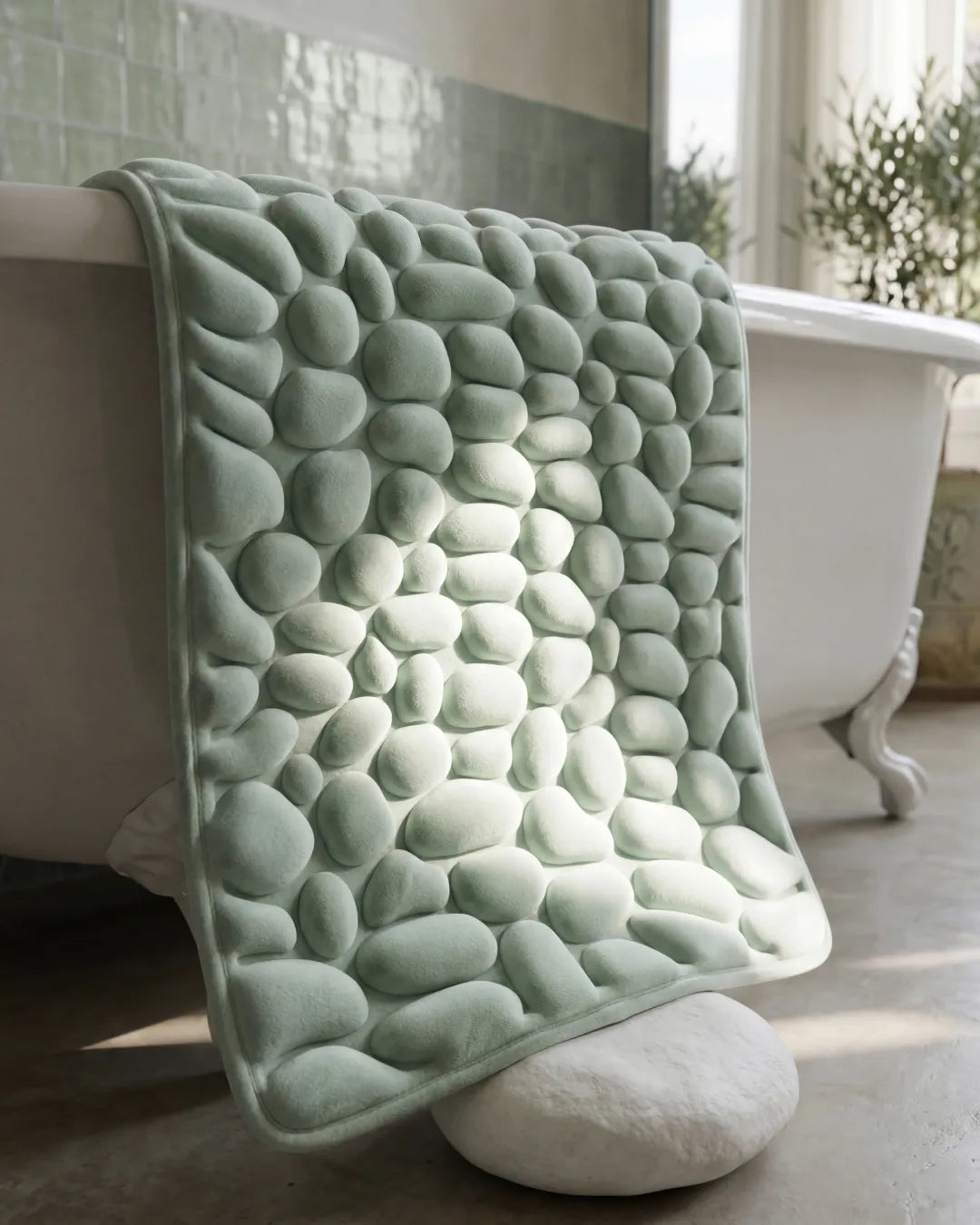 CloudPebble™ Tapis de Bain Galet à Mémoire de Forme
