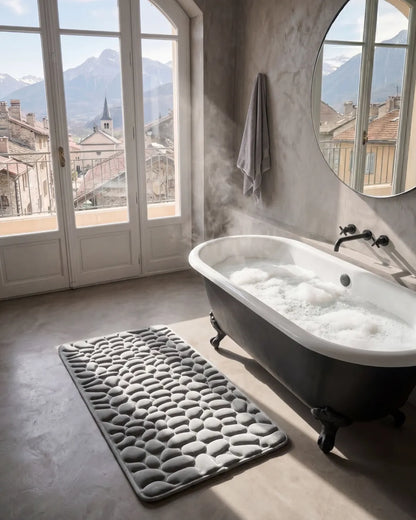 CloudPebble™ Tapis de Bain Galet à Mémoire de Forme