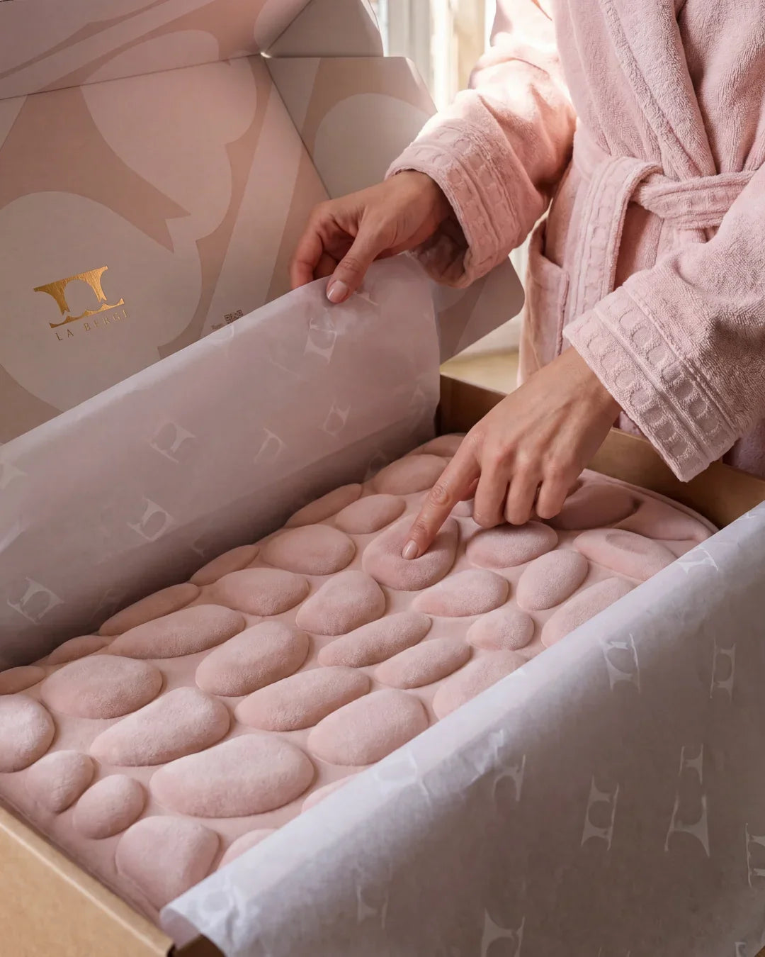 CloudPebble™ Tapis de Bain Galet à Mémoire de Forme