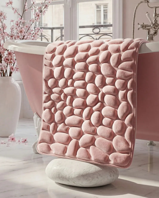 CloudPebble™ Tapis de Bain Galet à Mémoire de Forme