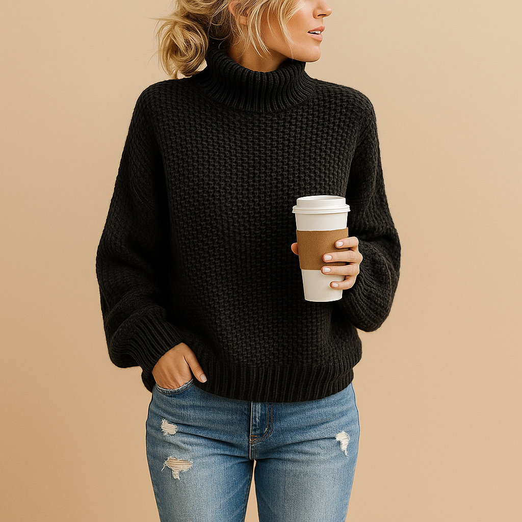 Timeless knitted women’s sweater | Linde