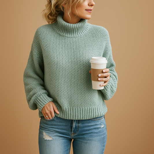 Timeless knitted women’s sweater | Linde