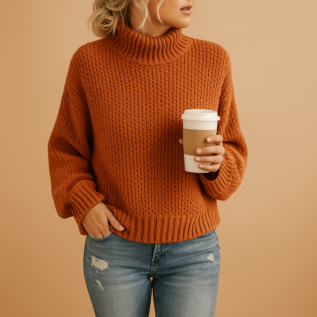 Timeless knitted women’s sweater | Linde