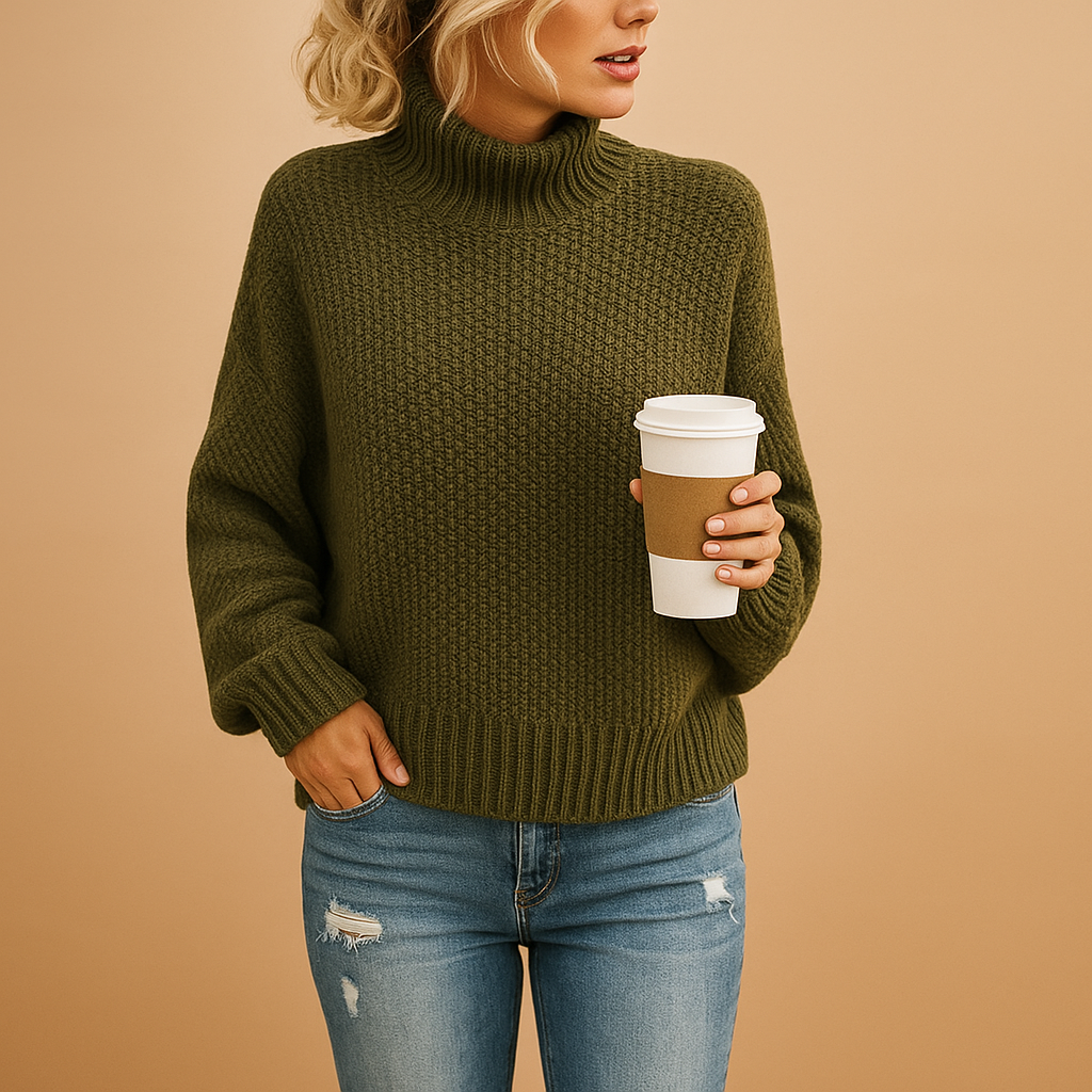 Timeless knitted women’s sweater | Linde