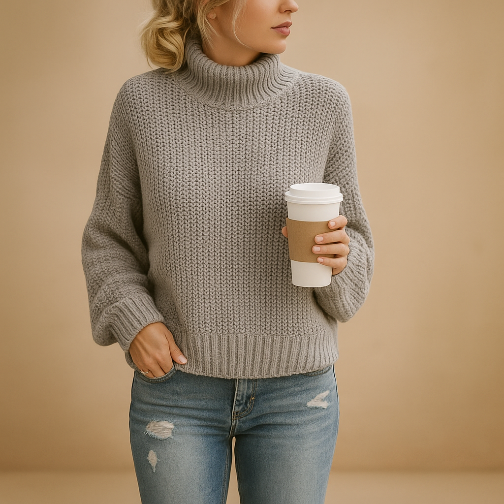 Timeless knitted women’s sweater | Linde