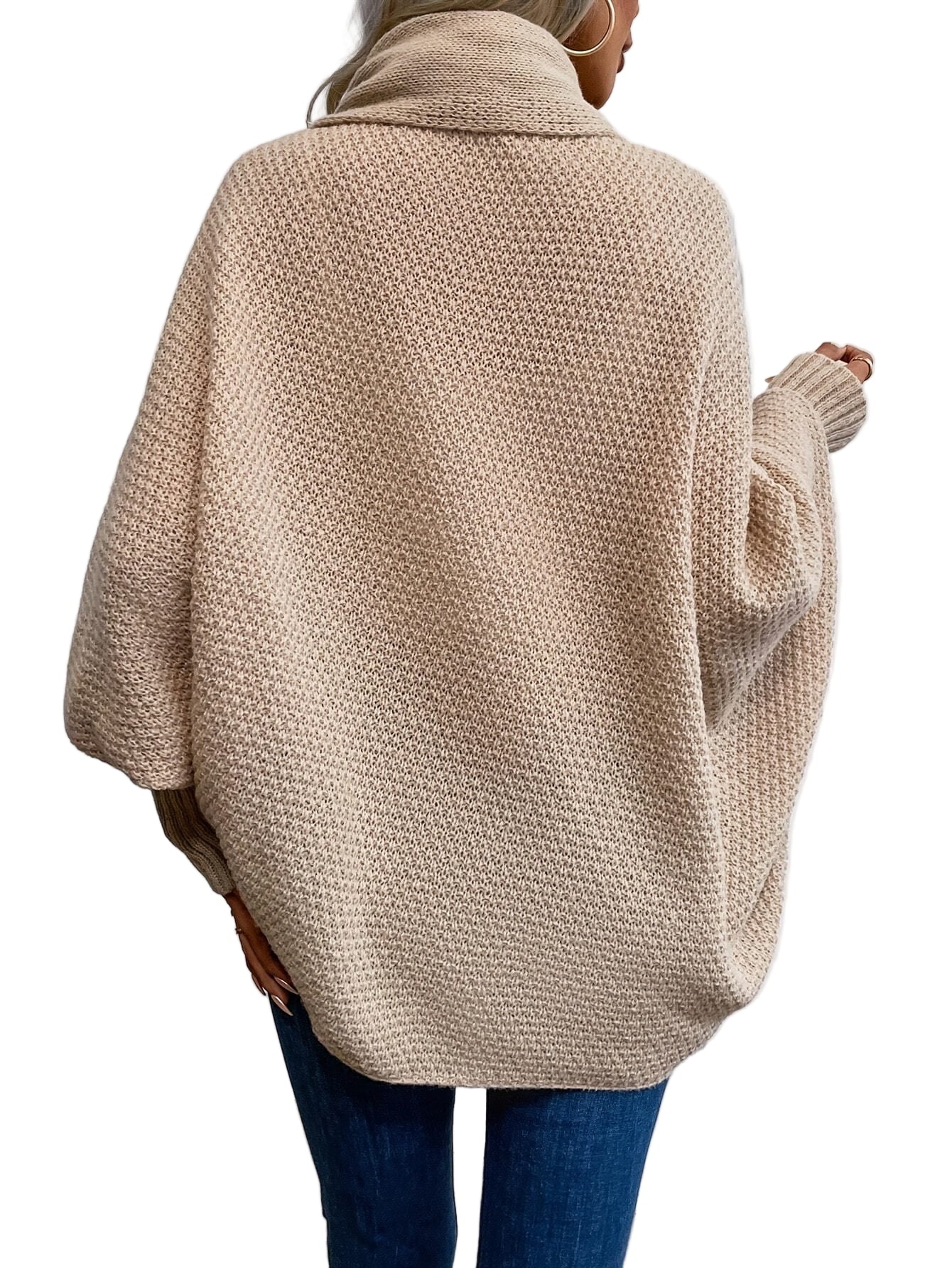 Women’s Open Front Cardigan – Lightweight Batwing Style